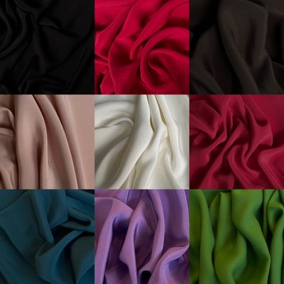 SEIDEN KREPP - CRÊPE DE SOIE - SILK CRÊPE  Marocain  & Classic Crêpe de Chine