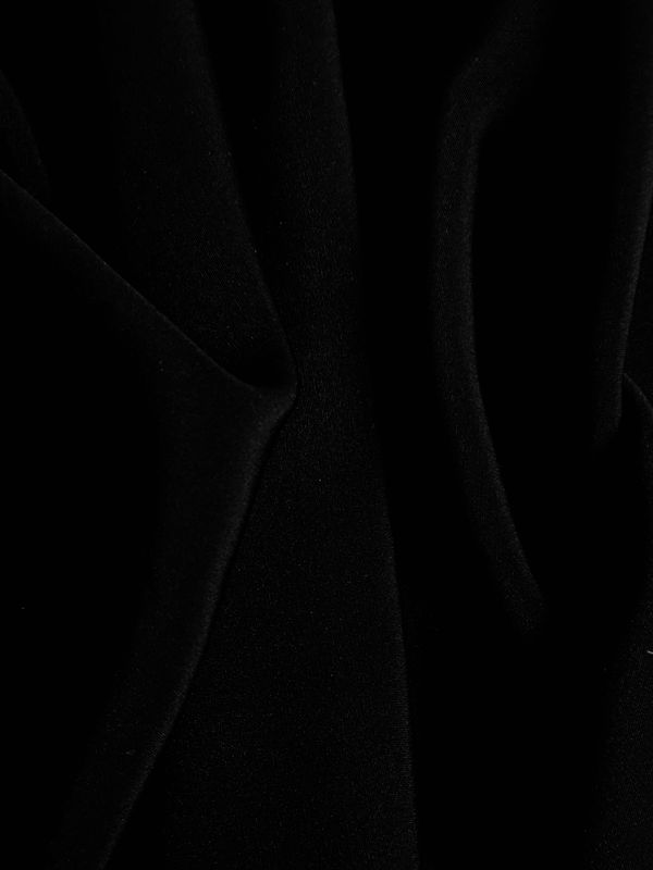 4814 Crêpe Marocain BLACK Heavy