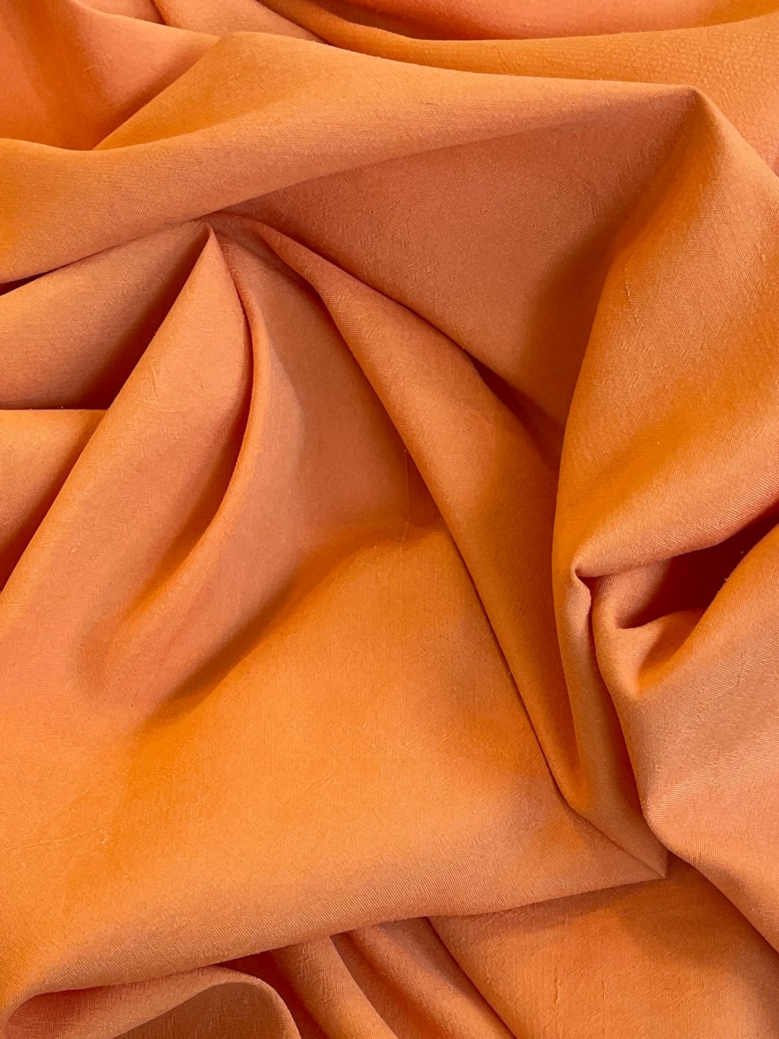 23208 Crêpe de Chine Stone washed ORANGETTE