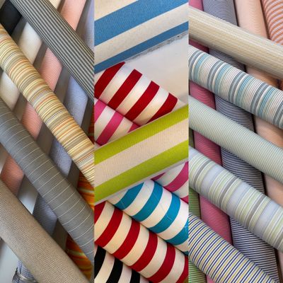 STREIFEN auf Baumwolle - RAYURES sur coton - STRIPES on cotton
