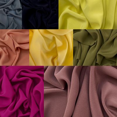 SEIDE - SOIE - SILK / Crêpe de Chine