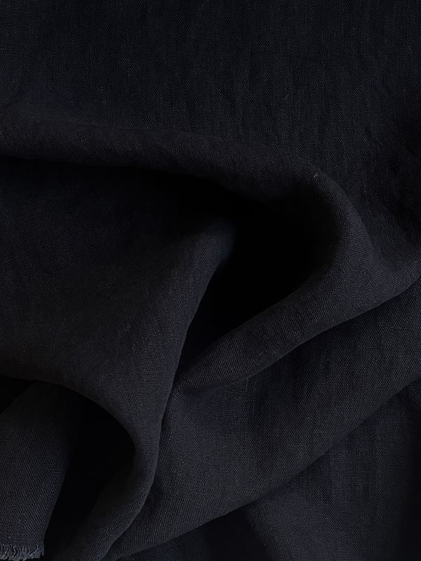 26704 Black Leinen-Lin-Linnen Heavy