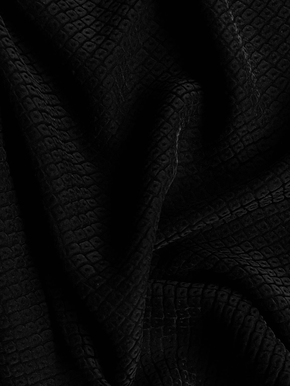 26978 Seiden-Krepp mit Muster - Soie crêpe façonné ANTHRACYT /BLACK