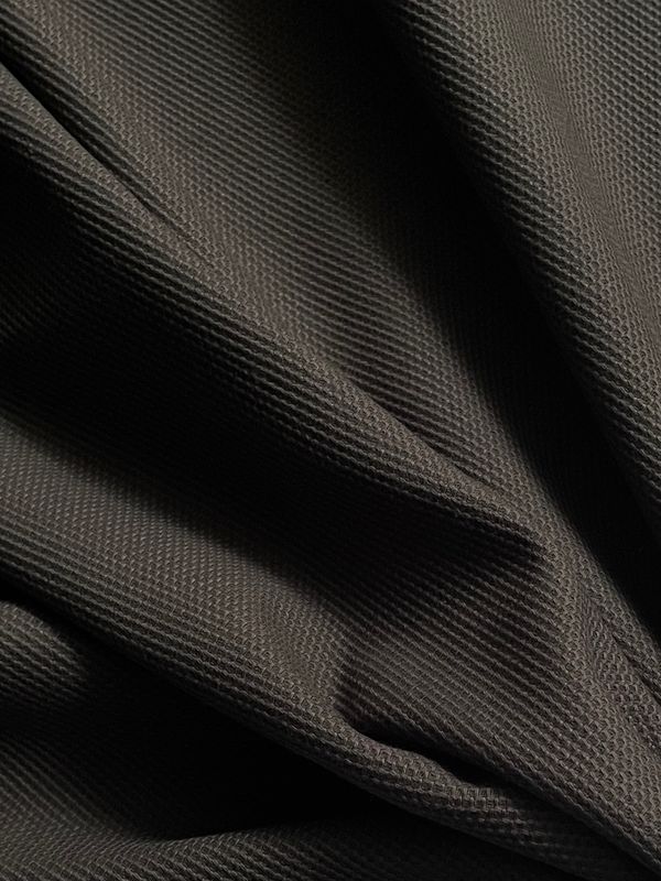 27025 Schlamm  cotton piqué