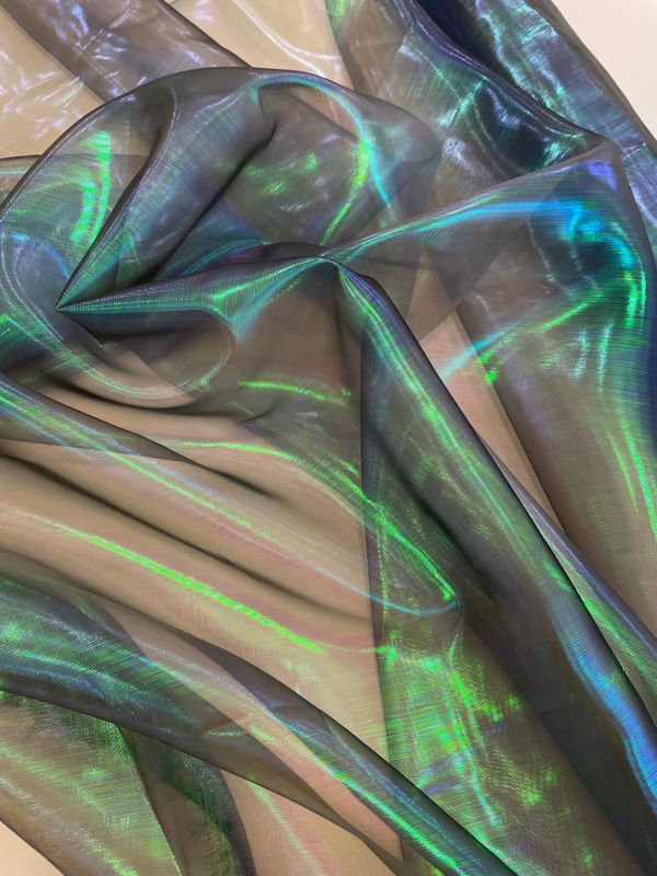 27056 Blue-green irisé