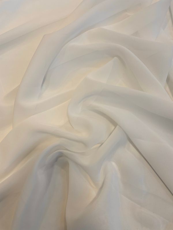 26983 Polyester Organza Ecru / light
