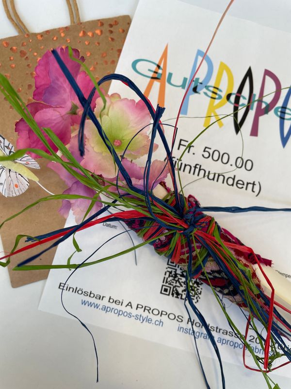 Fr. 500.00 Gutschein
