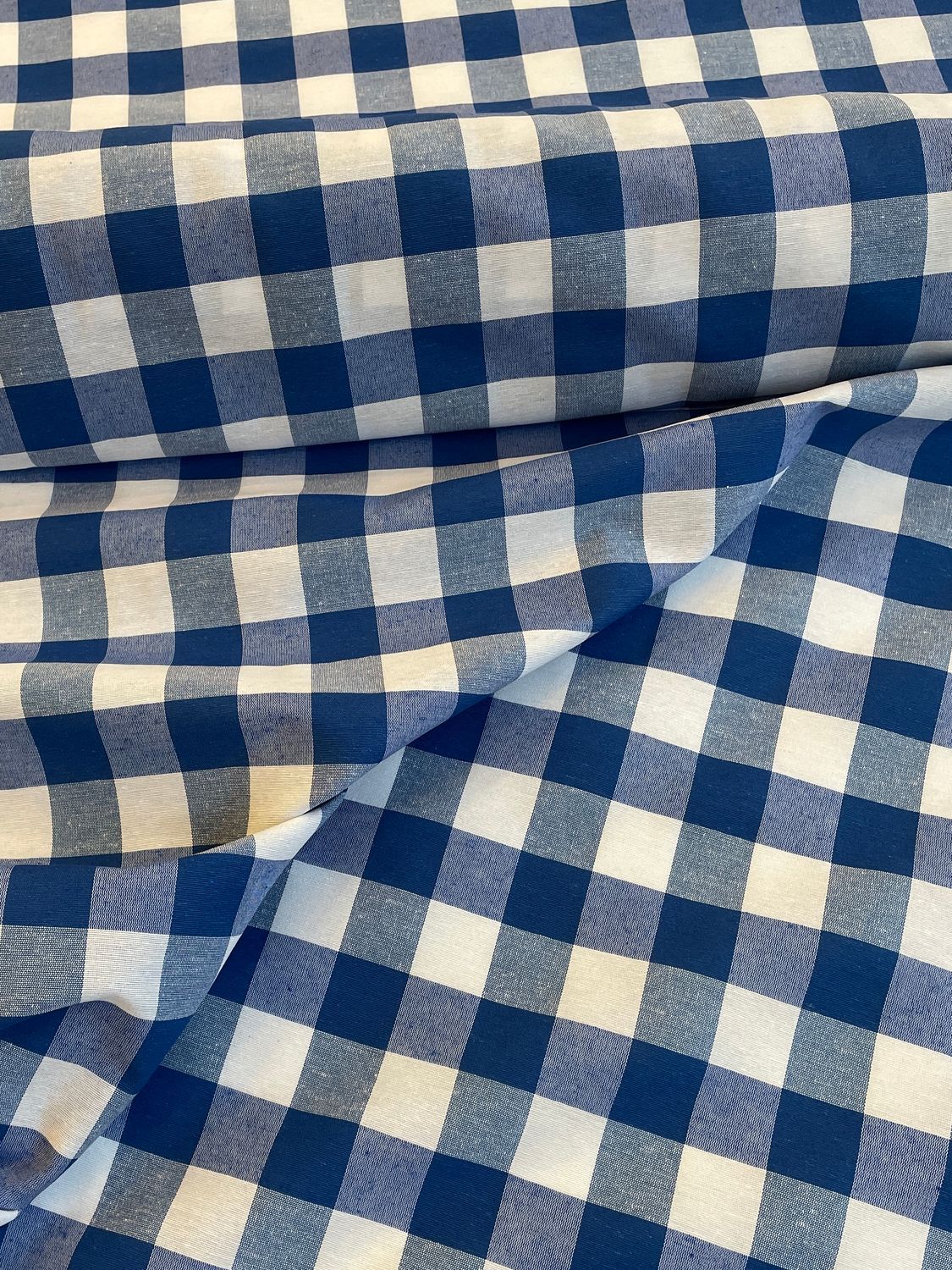 27209 Madras Blue-White