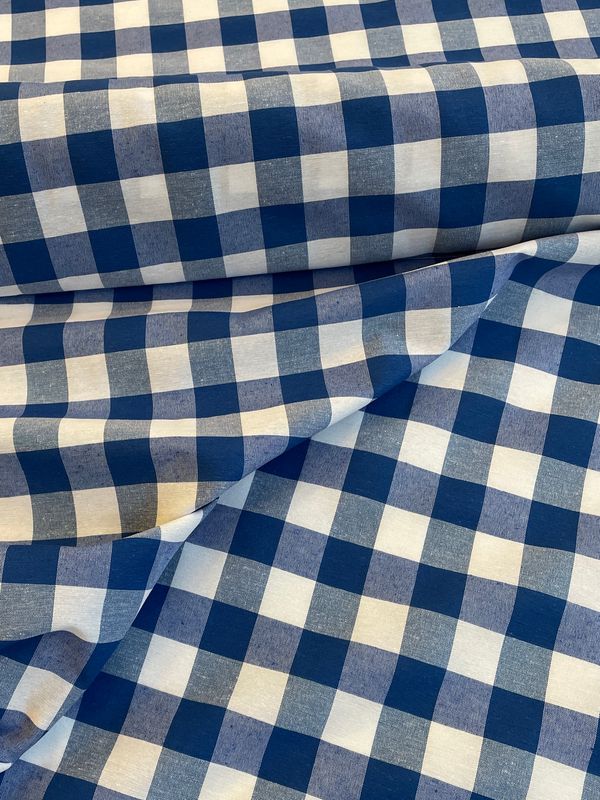 27209 Madras Blue-White