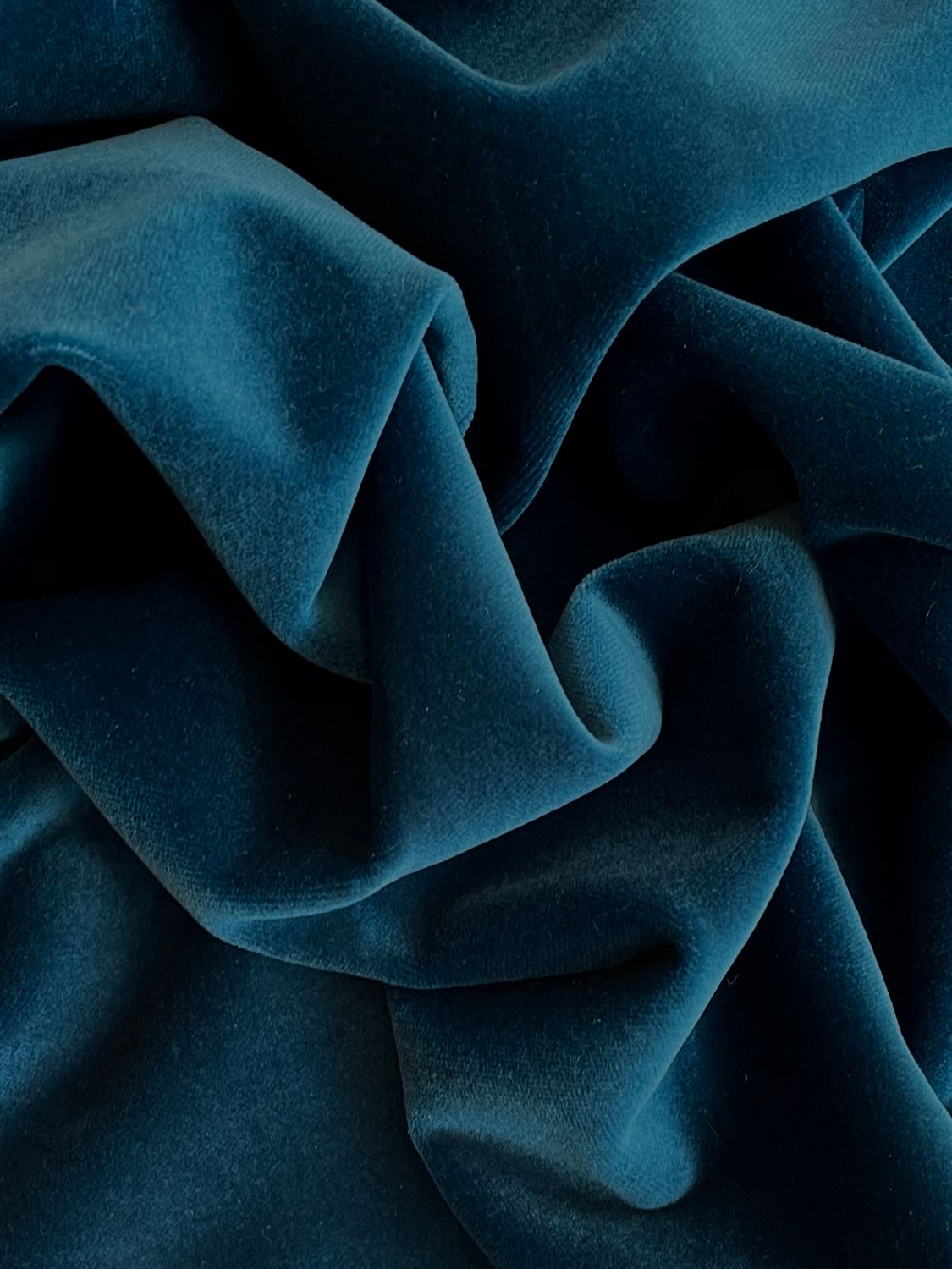 27628 Samt velours velvet Petrol 27628 Samt velours velvet Petrol