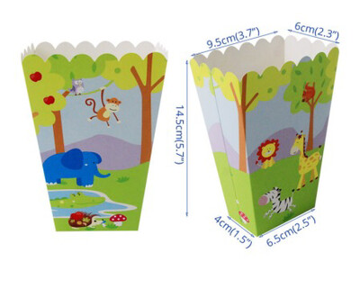 PARTY JUNGLE POP CORN BOX