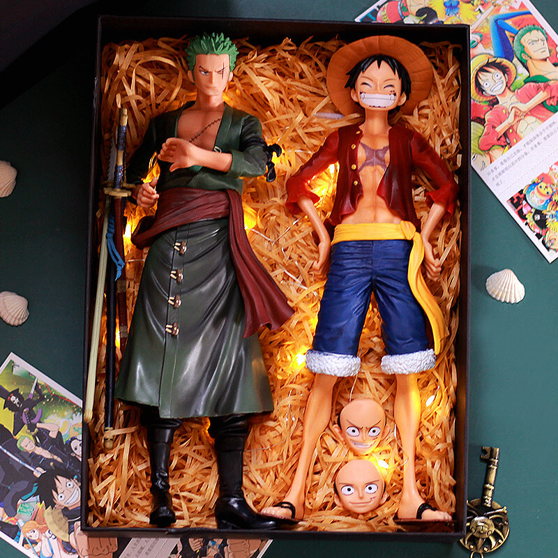 LUFFY AND ZORO 28 cm size