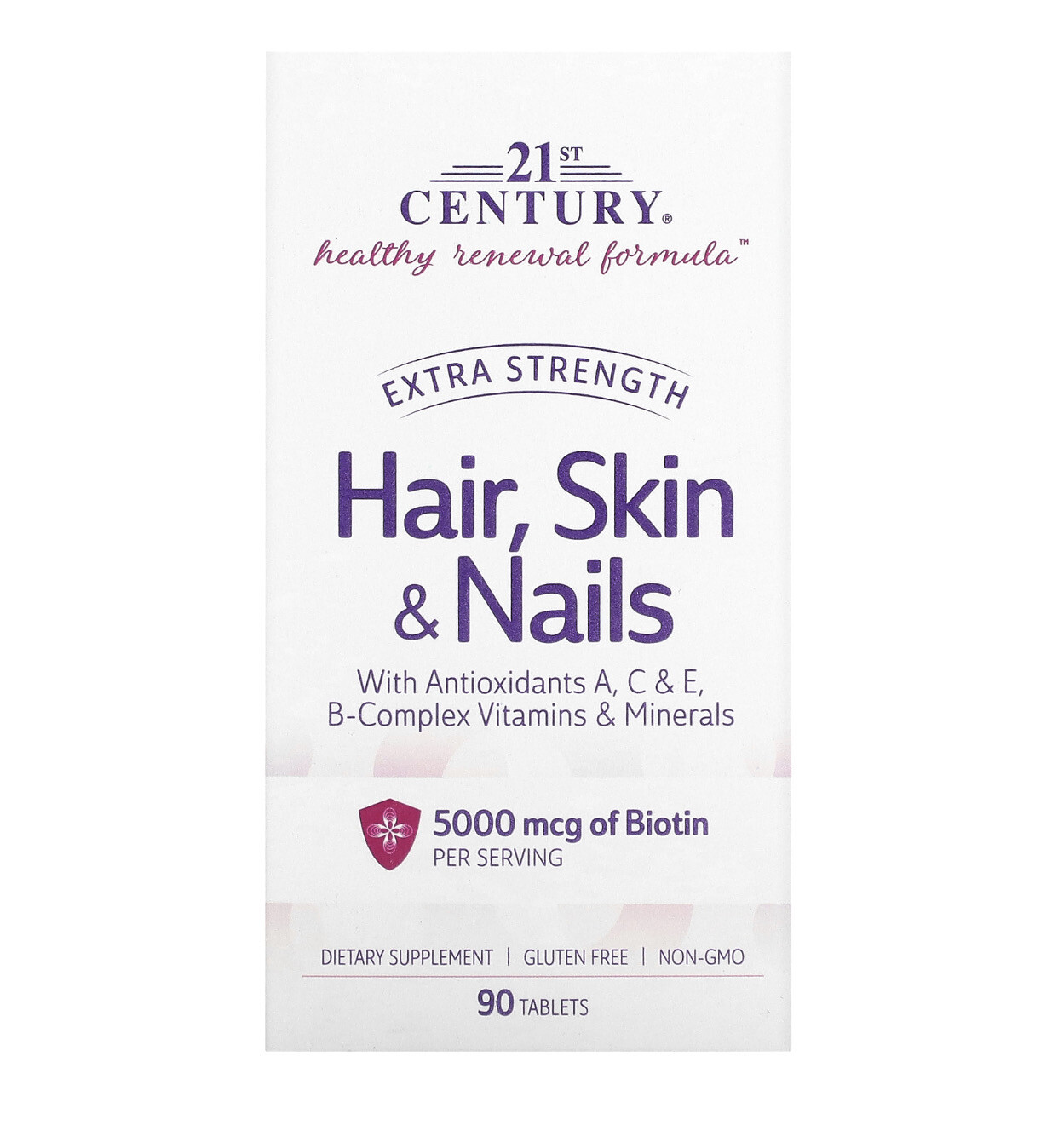 21st Century Extra Strength For Hair, Skin &amp; Nails - 90 Tablets