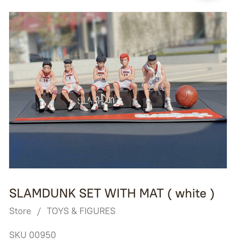 SLAMDUNK SET WITH MAT ( white )