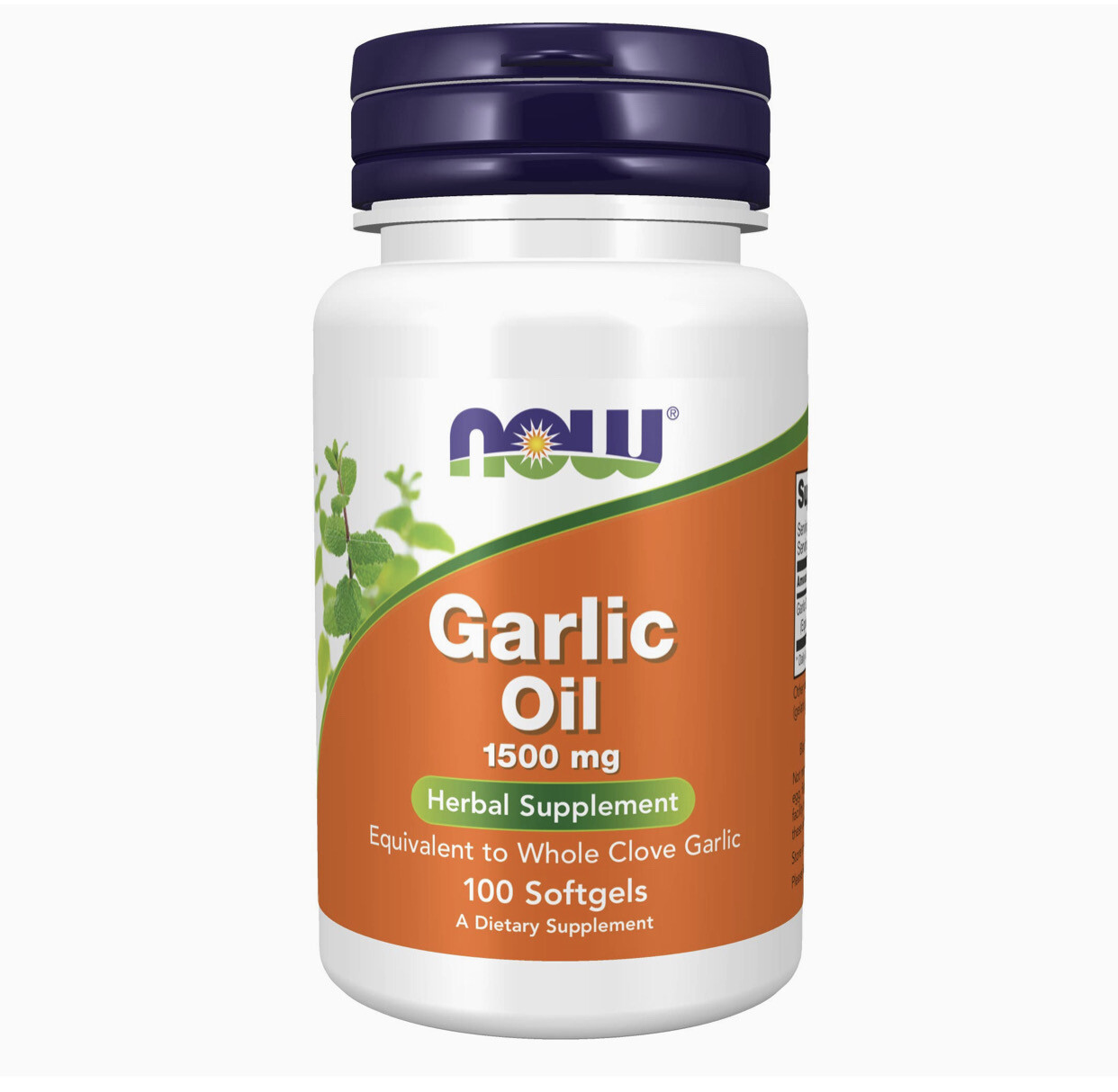 NOW Garlic Oil 1500 mg - 100 tablets