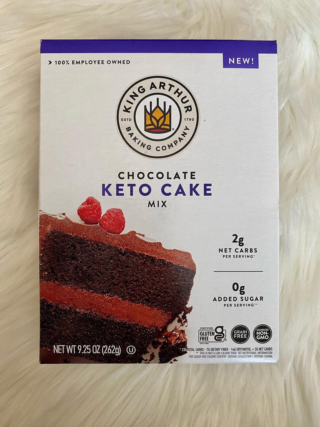 KING ARTHUR CHOCOLATE KETO CAKE MIX 262g