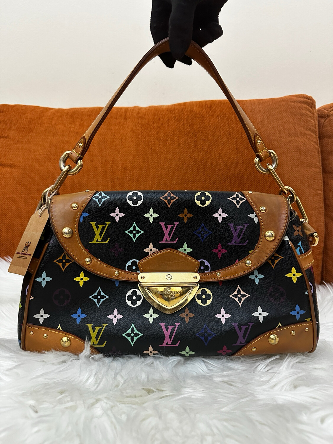 PRELOVED Louis Vuitton Black Monogram Multicolore  Beverly MM FL3008