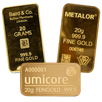 20 gr Pure Gold Bar