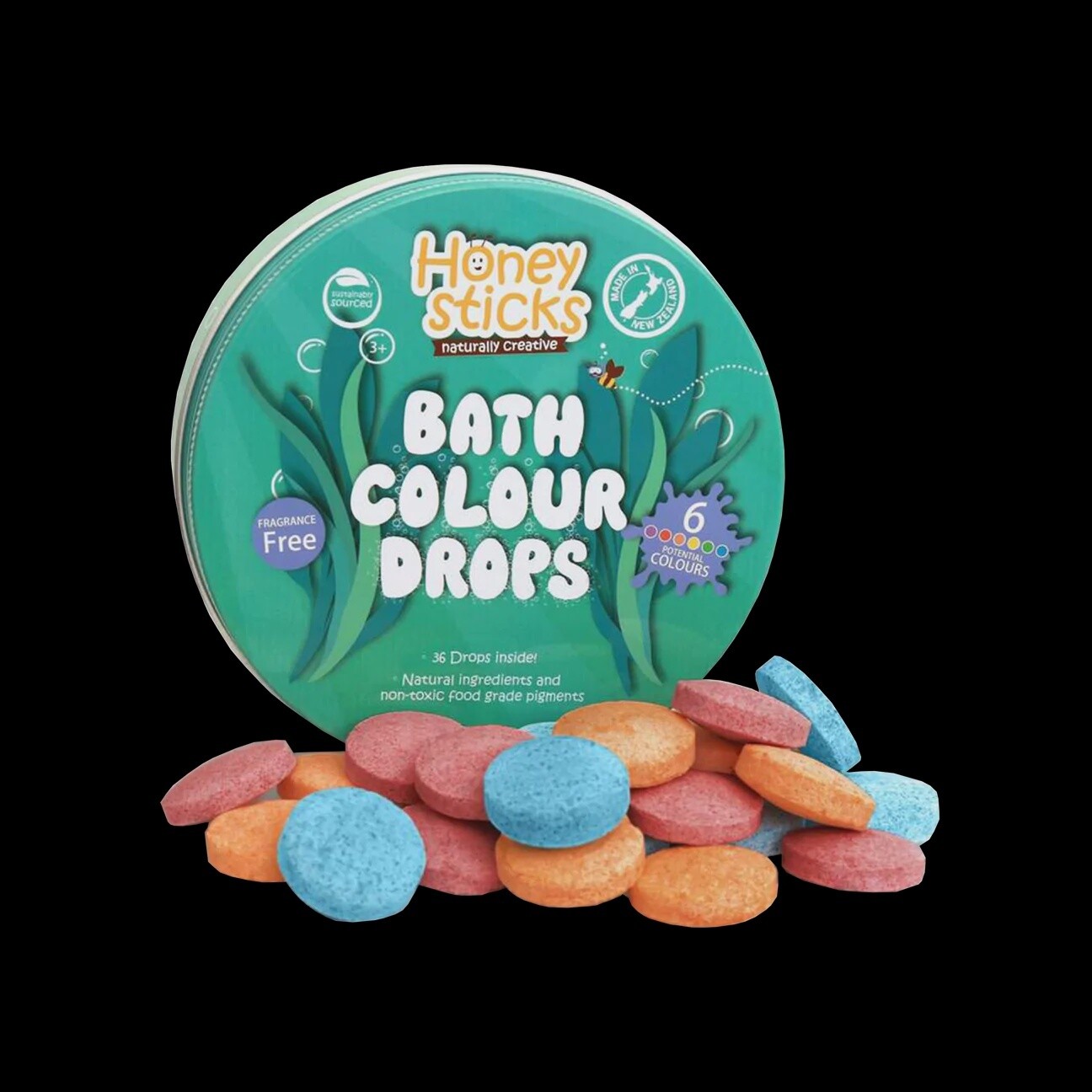 Honeysticks Bath Colour Drops - 36 pce