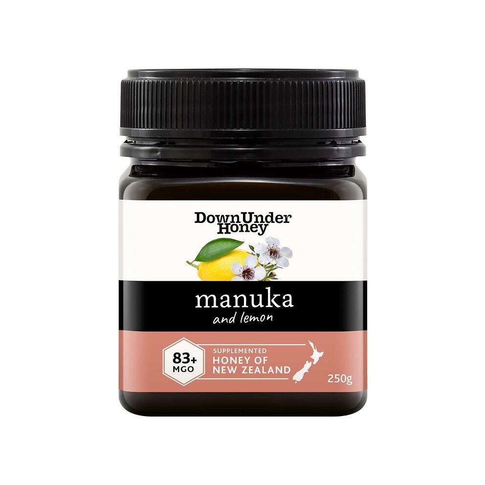Manuka  Honey MGO 83+ and Lemon - DownUnder Honey