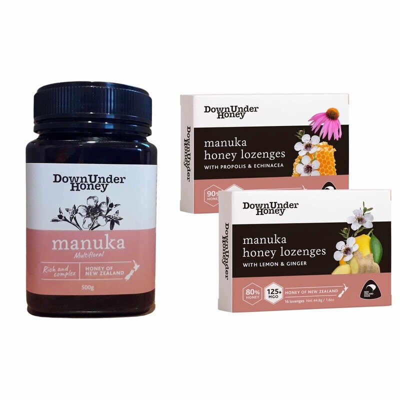 Manuka Honey &amp; Lozenge Bundle