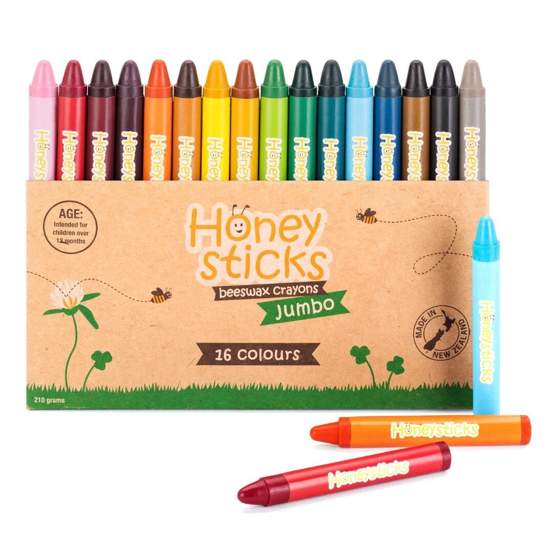 Honeysticks Crayons - Jumbos (Thins) 16 pk
