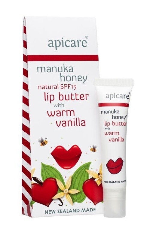 Apicare Warm Vanilla Lip Butter with SPF15