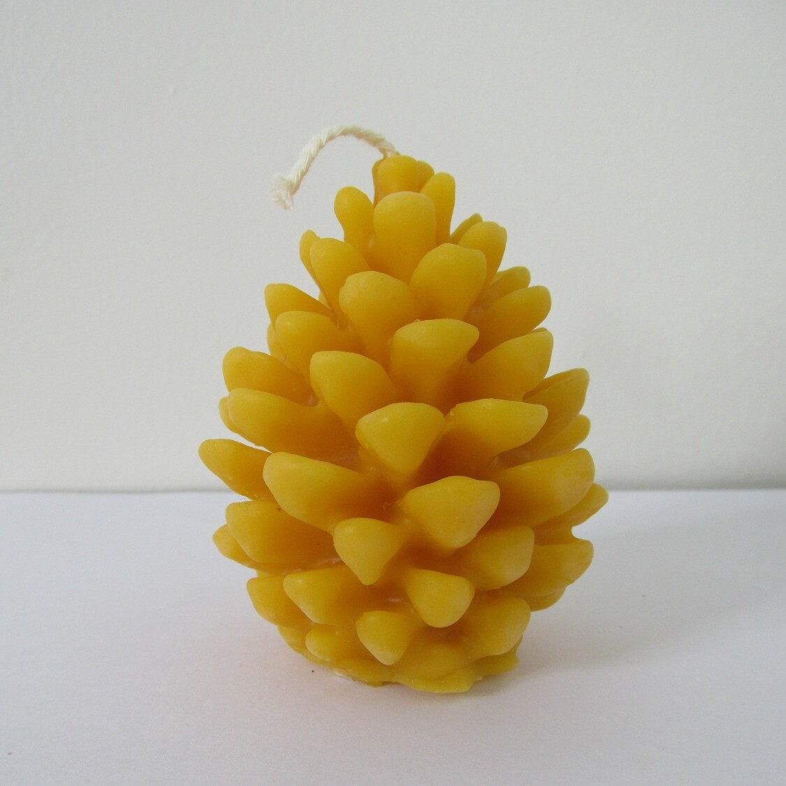 Pine cone candle