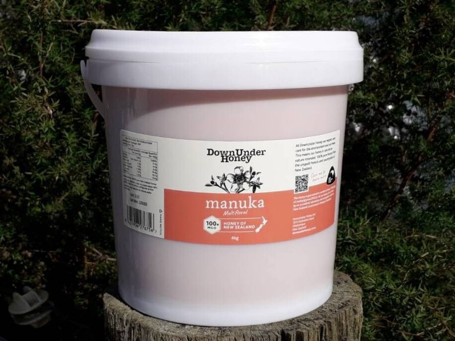 Multifloral Manuka MGO100 honey 4KG pail