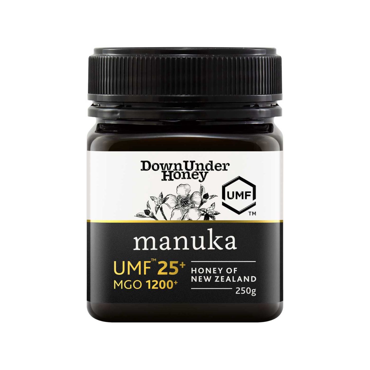 DownUnder Honey UMF 25+ Manuka Honey  (MGO1200+)