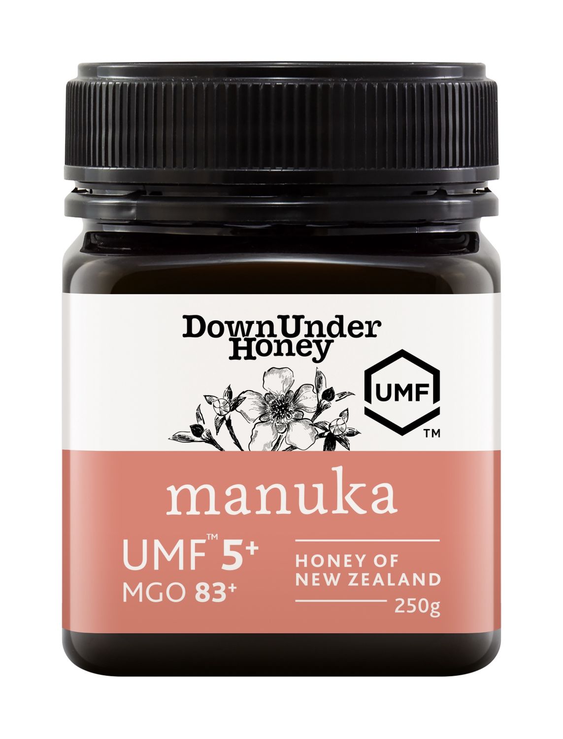 DownUnder Honey UMF5+ Manuka Honey (MGO83+)