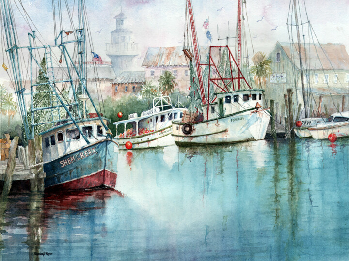 Shem Creek Reflections