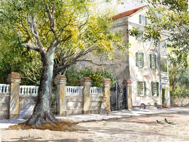 Early Morning on Meeting Street, Charleston, SC