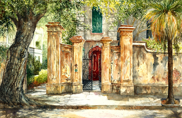 Red Door, Legare Street, Charleston, SC