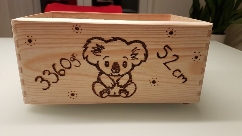 Holzkistli zur Geburt
