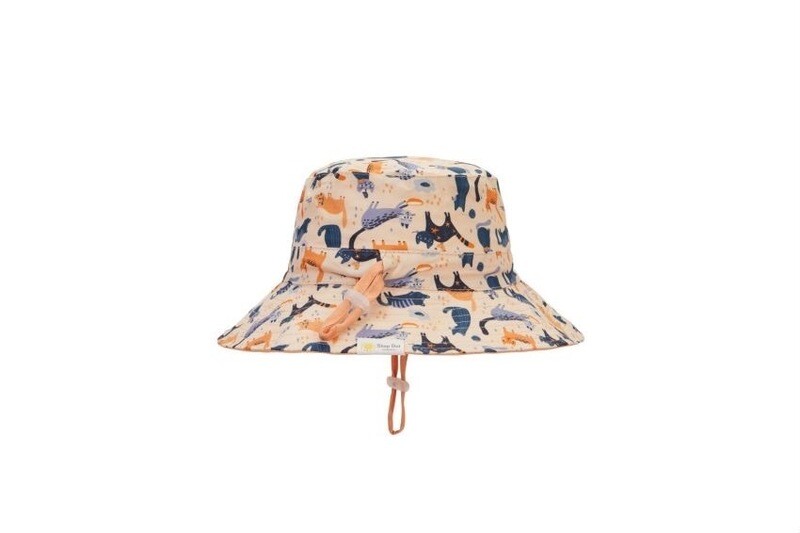 Cats and Bird Sun Hat