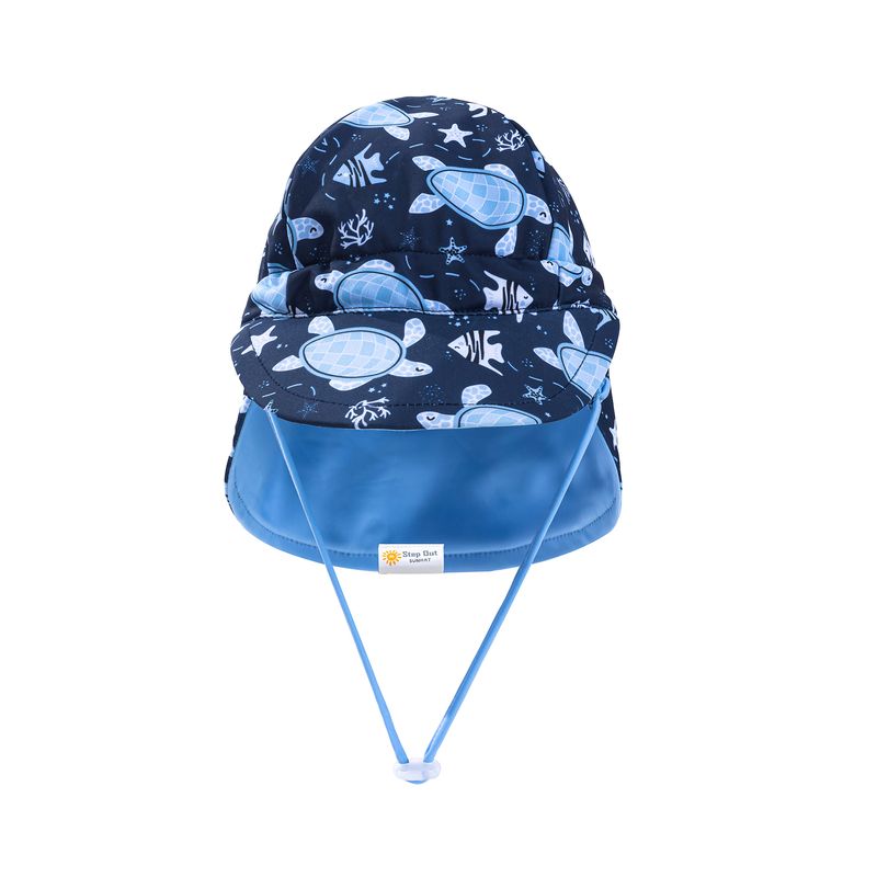 Swimming -Sea Turtle Flap cap