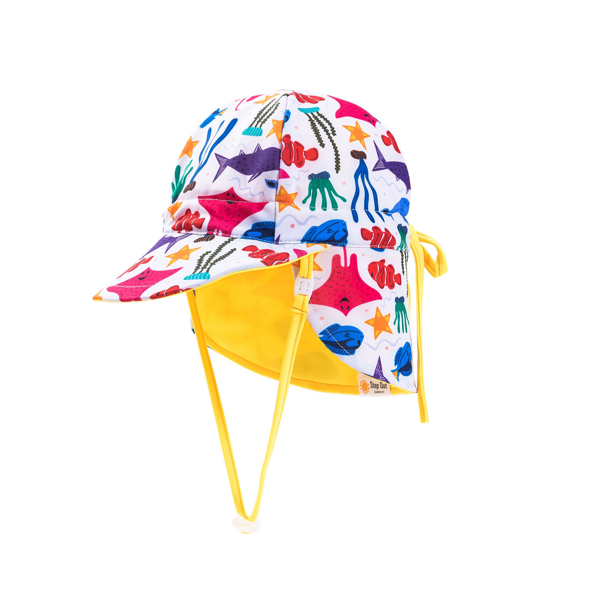 Swimming -OCEAN CREATURES Flap cap