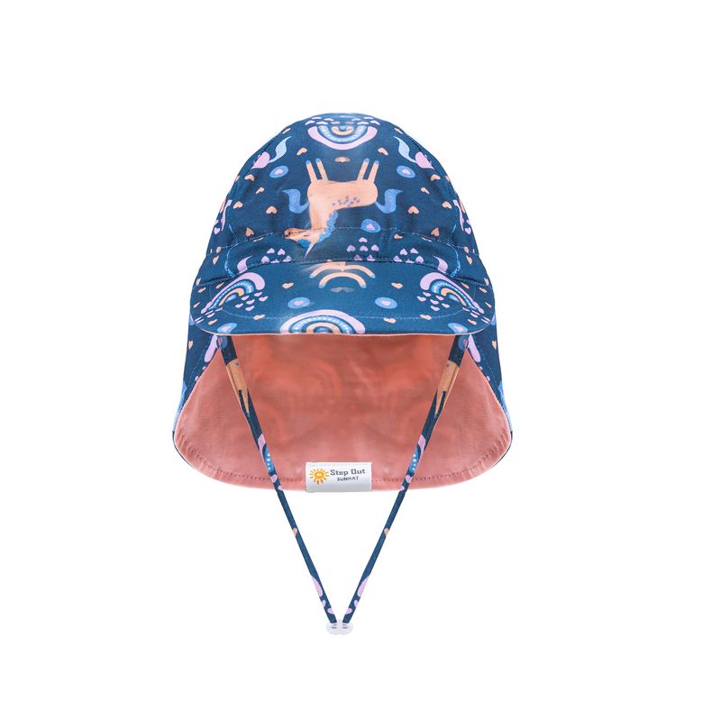 Rainbow Unicorn Flap Cap Summer