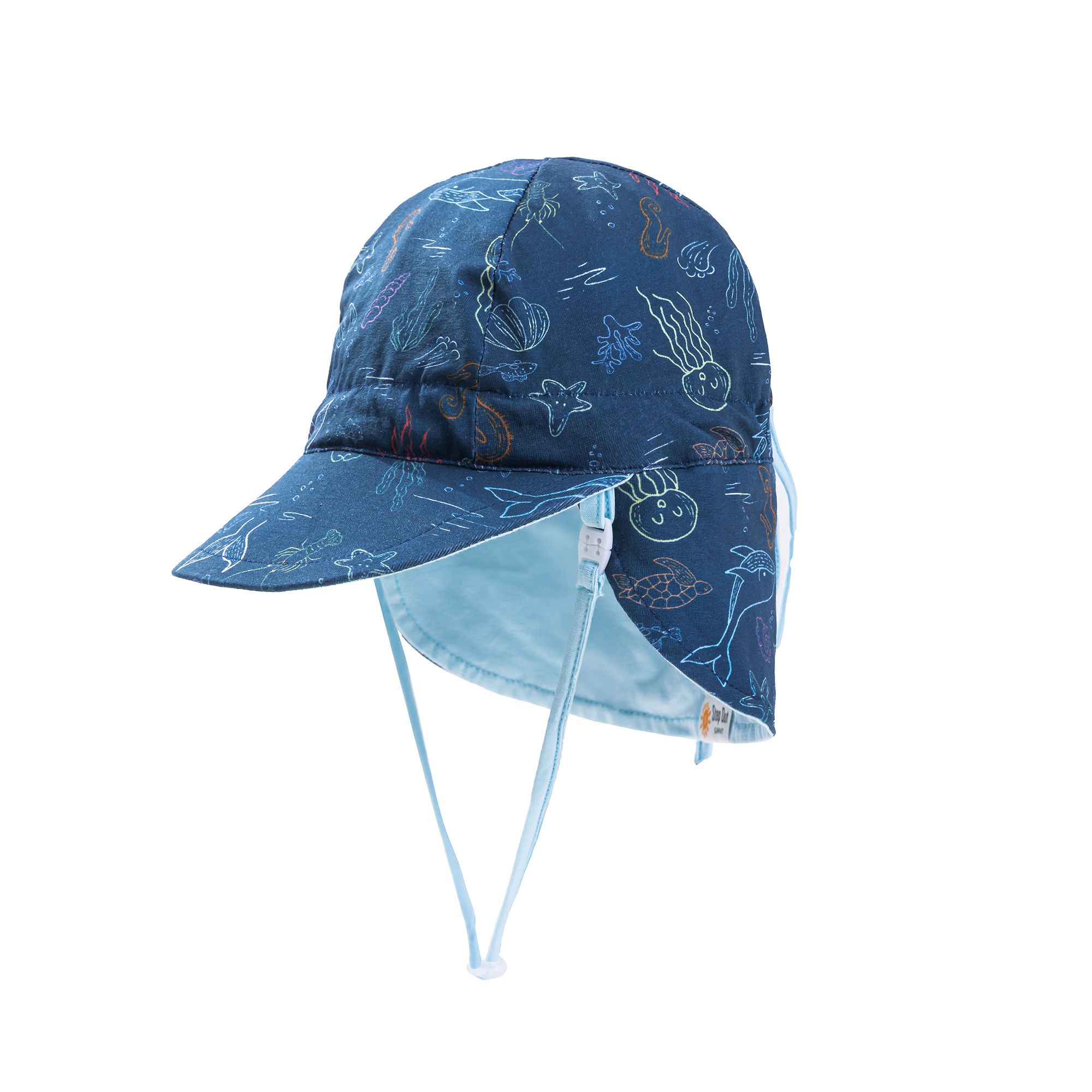 Deep Ocean Flap Cap Summer