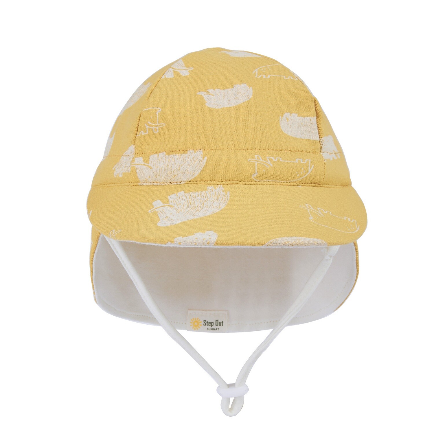 Elephant & Yellow Flap Cap Winter