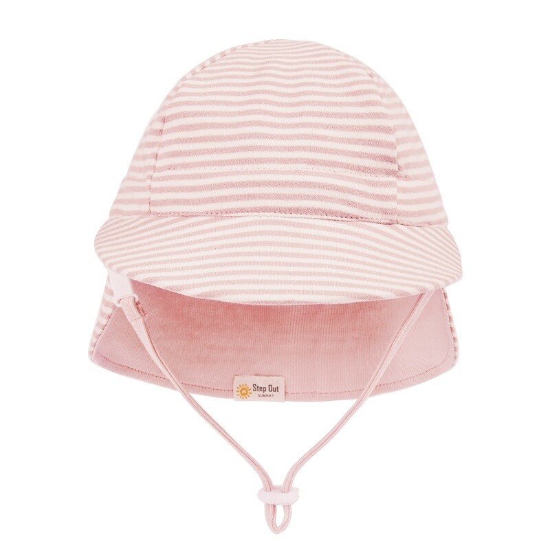 Pink stripe Flap Cap Winter