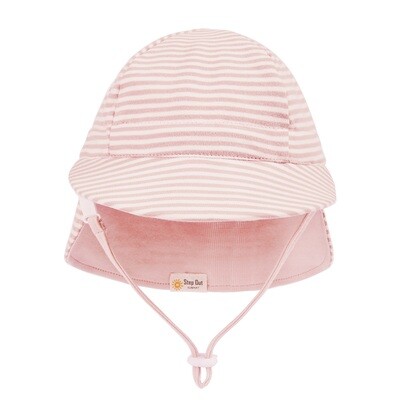 Pink stripe Flap Cap Winter