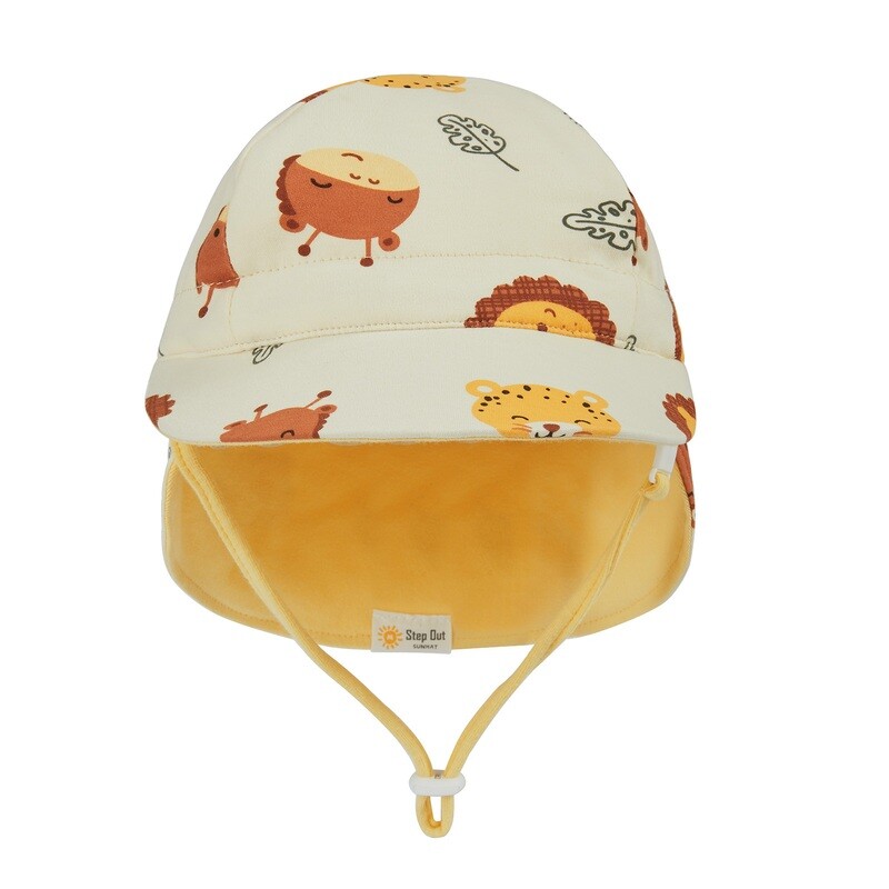 Baby Tiger & Yellow Flap Cap Winter
