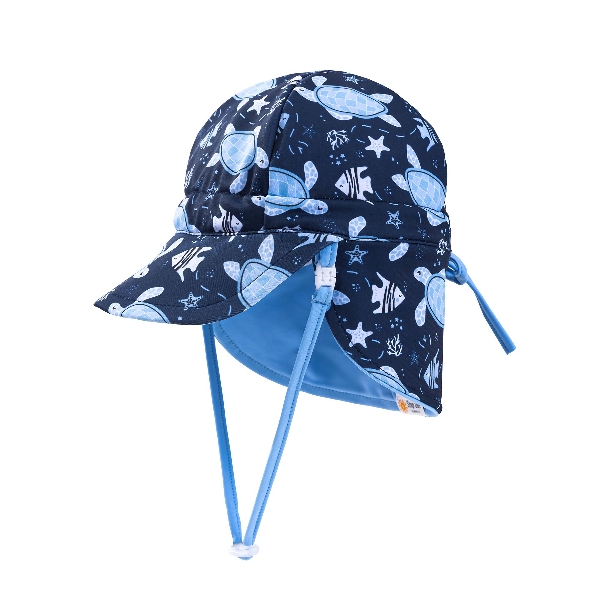 Swimming -Sea Turtle Flap cap