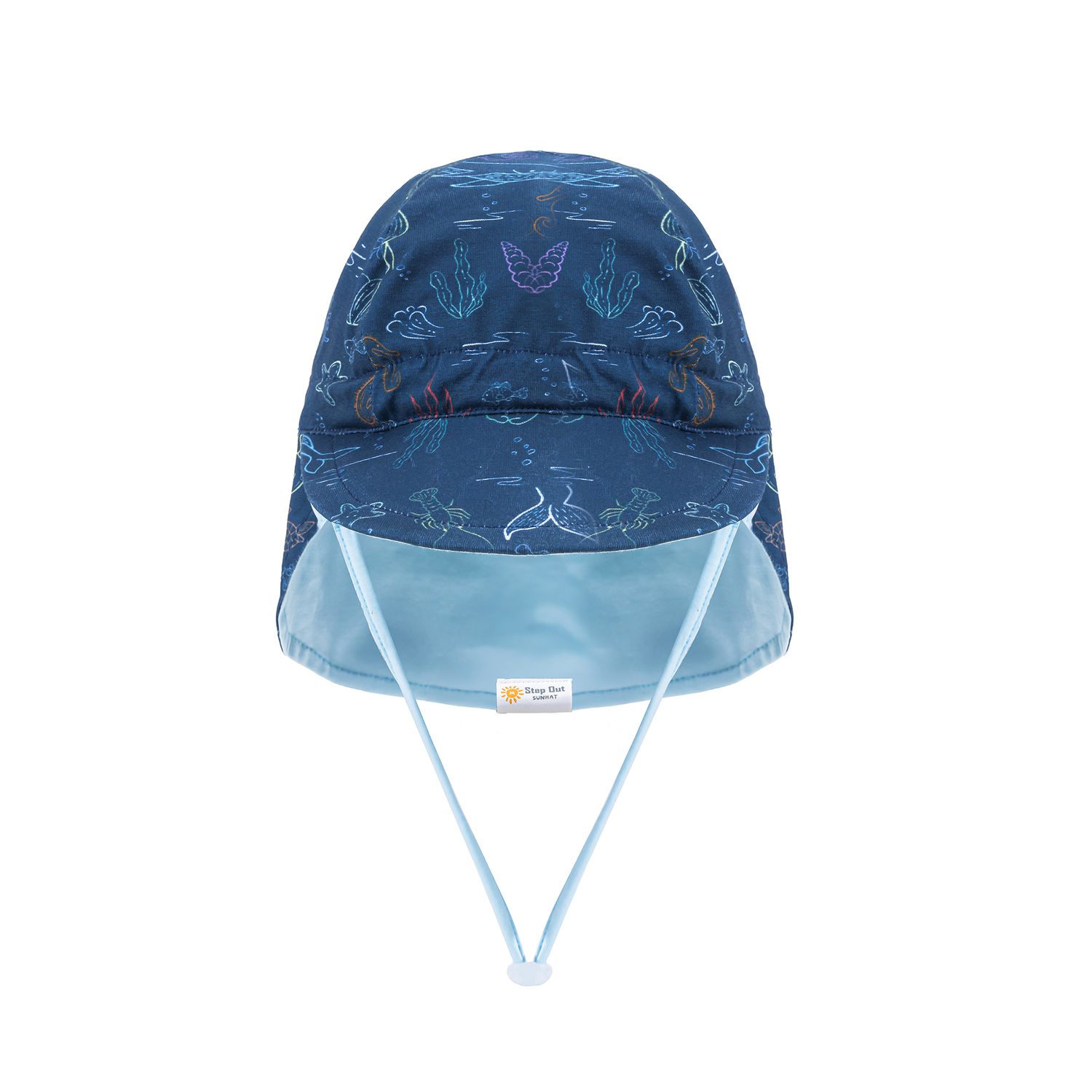 Deep Ocean Flap Cap Summer