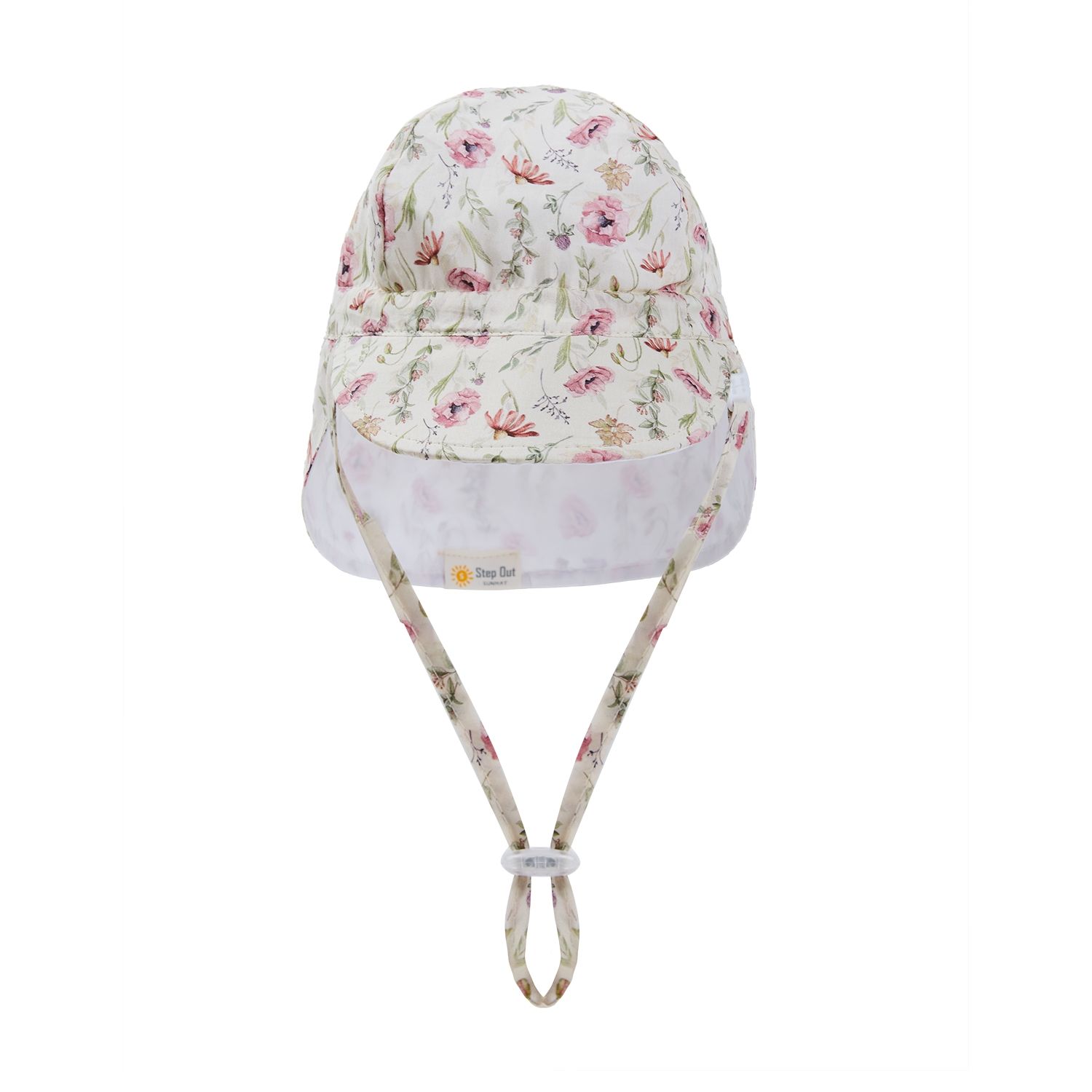 Blush Petal  Flap Cap Summer