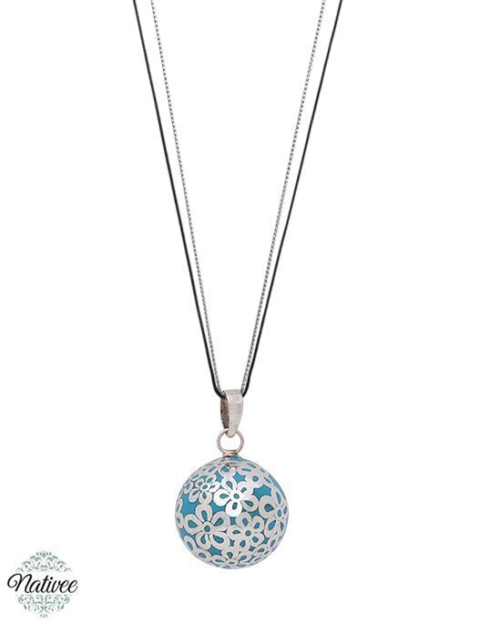 Bola de grossesse "Blue Bulan" argent 925
