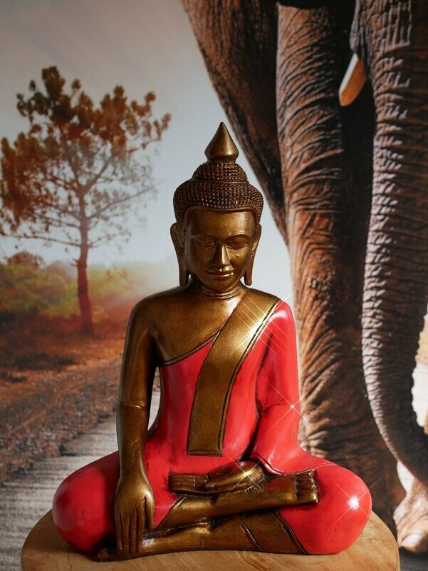 BOUDDHA  ASSIS  hauteur 40cm