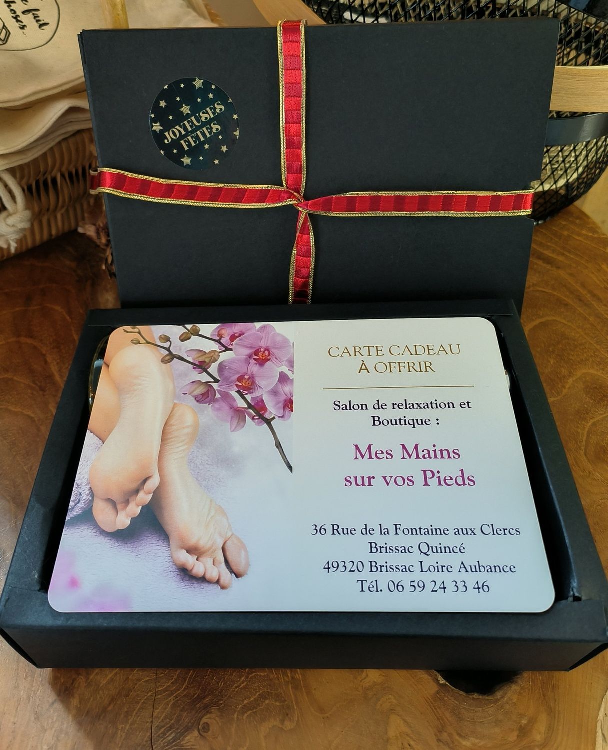 Coffret cosmétique + prestations au choix